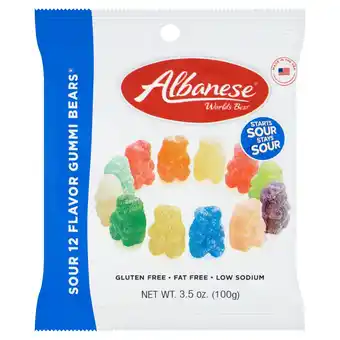 Morrisons Albanese 12 Flavour Sour Gummy Bears 100g offer