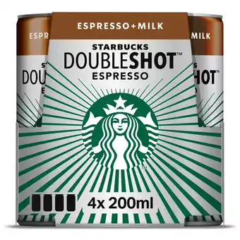 Morrisons Starbucks Doubleshot Espresso Iced Coffee offer