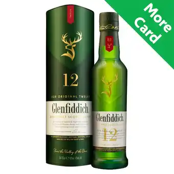 Morrisons Glenfiddich 12 Year Old Single Malt Scotch Whisky offer