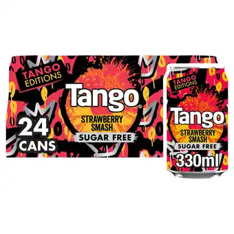 Iceland Tango Strawberry Smash Sugar Free Cans 24 x 330ml offer