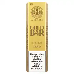 Morrisons Gold Bar Lemon Ice 20mg offer