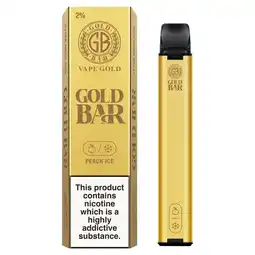 Morrisons Gold Bar - Peach Ice - 20mg/Ml offer