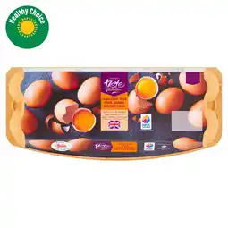 Sainsbury's Sainsbury's Free Range Golden Yolk Eggs, Taste the Difference x12 offer