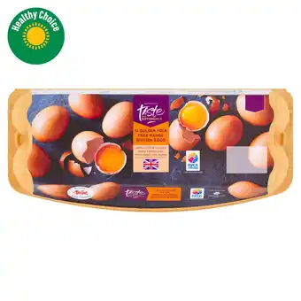 Sainsbury's Sainsbury's Free Range Golden Yolk Eggs, Taste the Difference x12 offer