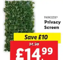 Lidl PARKSIDE Privacy Screen offer