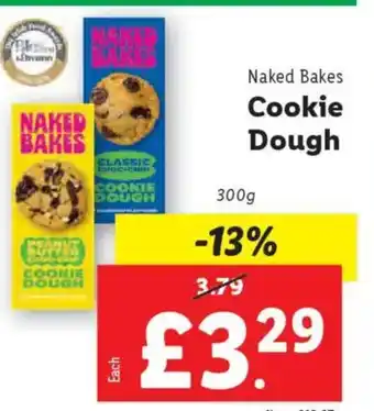 Lidl NAKED BAKES Cookie Dough offer