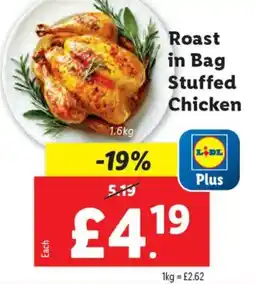 Lidl Roast in Bag Stuffed Chicken offer