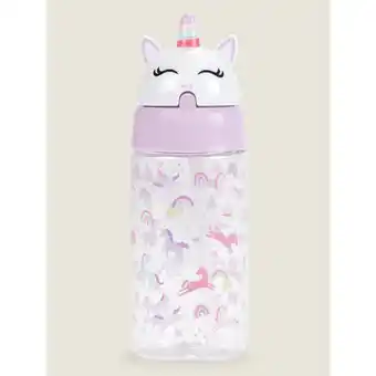 Asda George Home Unicorn Flip Top Bottle offer