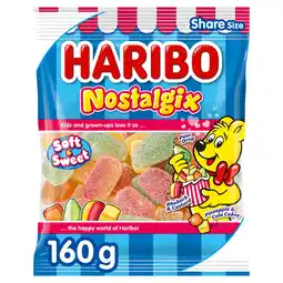 Iceland HARIBO Nostalgix Sugar Coated Fruit & Cola Flavour Jelly Sweets 160g offer