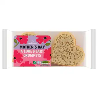 Morrisons Morrisons Mum Heart Crumpets offer