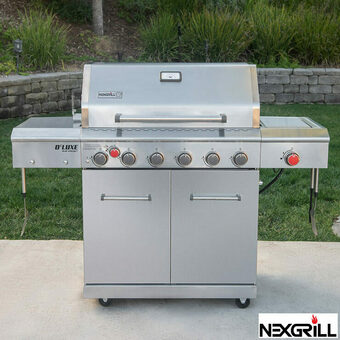 Costco Nexgrill 7 Burner Stainless Steel Gas Barbecue + Side Burner + Rotisserie Kit + Cover offer