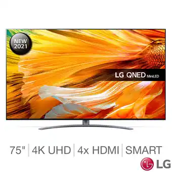 Costco LG 75QNED916PA 75 Inch QNED Mini LED 4K Ultra HD Smart TV offer
