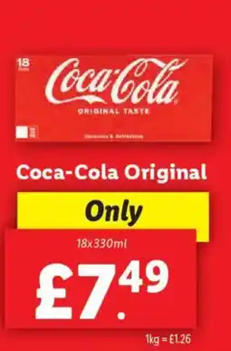 Lidl Coca-Cola Original offer