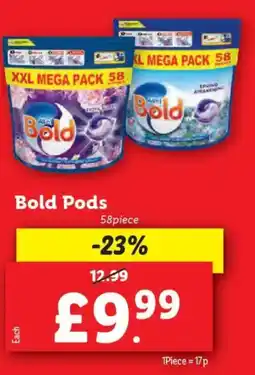 Lidl Bold Pods offer