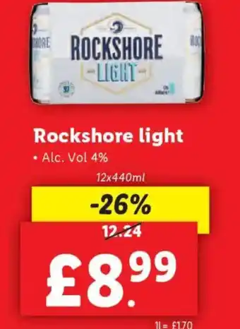 Lidl Rockshore light offer