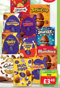 Lidl Large Easter Eggs offer