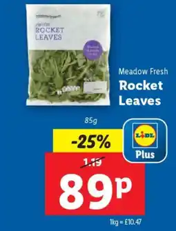 Lidl Meadow Fresh Rocket offer