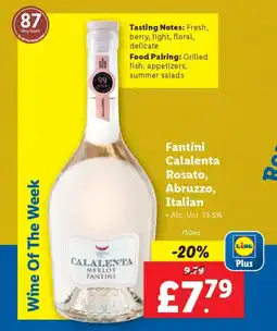 Lidl Fantini Calalenta Rosato, Abruzzo, Italian offer