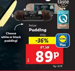 Lidl Deluxe Pudding offer