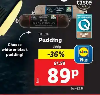 Lidl Deluxe Pudding offer