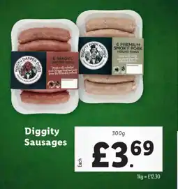 Lidl Diggity Sausages offer