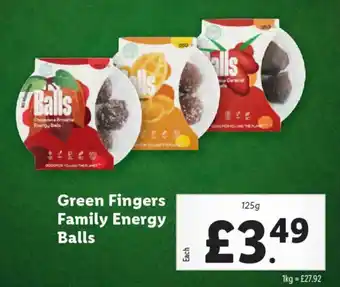 Lidl Green Fingers Family Energy Balls offer