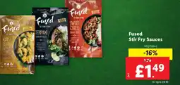 Lidl Fused Stir Fry Sauces offer