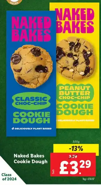 Lidl Naked Bakes Cookie Dough offer