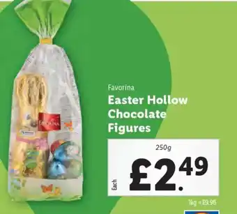 Lidl Favorina Easter Hollow Chocolate Figures offer