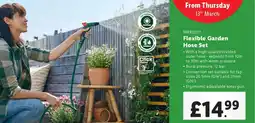 Lidl PARKSIDE Flexible Garden Hose Set offer