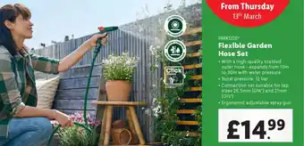 Lidl PARKSIDE Flexible Garden Hose Set offer