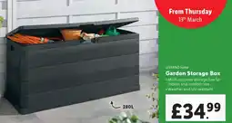 Lidl LIVARNO home Garden Storage Box offer