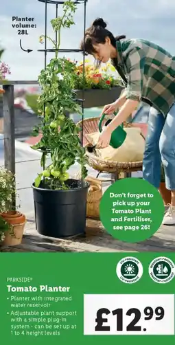 Lidl PARKSIDE Tomato Planter offer