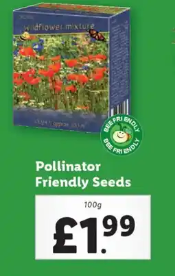 Lidl Pollinator Friendly Seeds offer