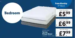 Lidl LIVARNO home Jersey Fitted Sheet offer