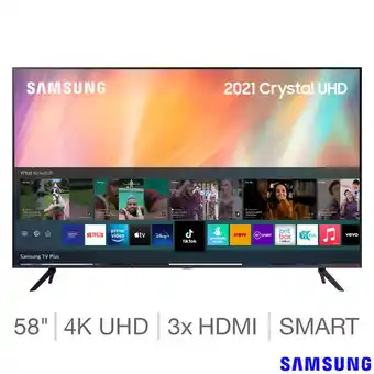 Costco Samsung UE58AU7110KXXU 58 Inch 4K Ultra HD Smart TV offer