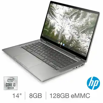 Costco HP Chromebook x360, Intel Core i3, 8GB RAM, 128GB eMMC, 14 Inch Convertible Chromebook, 14c-ca0004na offer