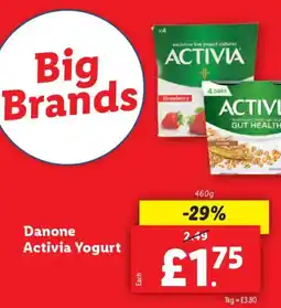 Lidl Danone Activia Yogurt offer