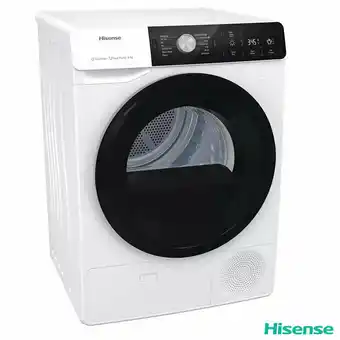 Costco Hisense DHGA901NL, 9kg Heat Pump Tumble Dryer A++ Rated in White offer