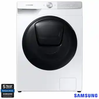 Costco Samsung Series 8 QuickDrive™ WW80T854DBH/S1, 8kg, 1400rpm, Washing Machine, A Rated in White offer