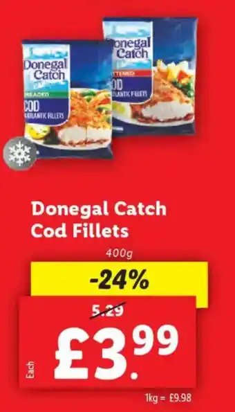 Lidl Donegal Catch Cod Fillets offer