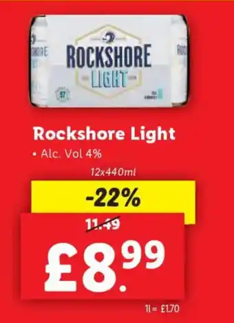 Lidl Rockshore Light offer