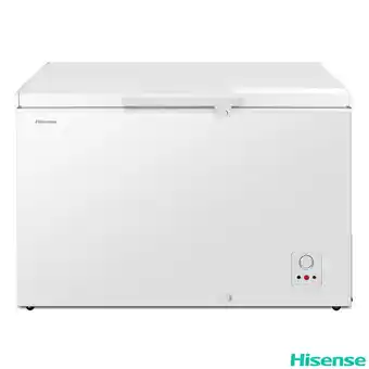 Costco Hisense FC403D4AW1, 302L, Chest Freezer, F Rated in White offer