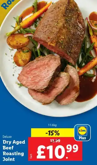 Lidl Dry Aged Beef Roasting Joint offer