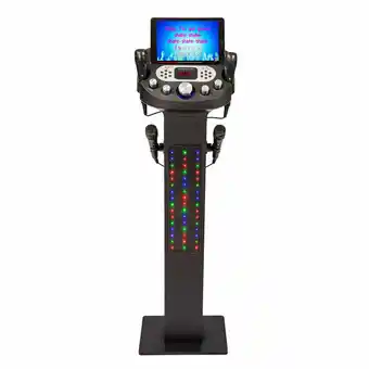 Costco Easy Karaoke Bluetooth Pedestal Karaoke System with Light Effects, EKS468BT offer