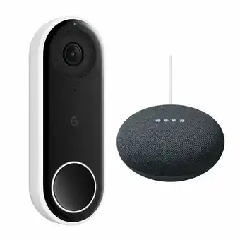 Costco Google Nest Hello Video Doorbell and Google Nest Mini Bundle offer