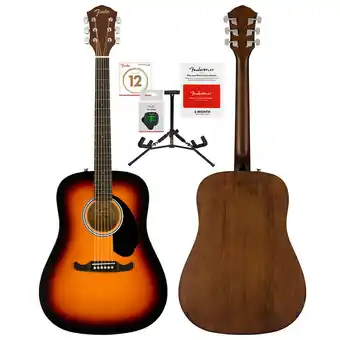 Costco Fender FA-125 Dreadnought Acoustic Guitar in Sunburst offer