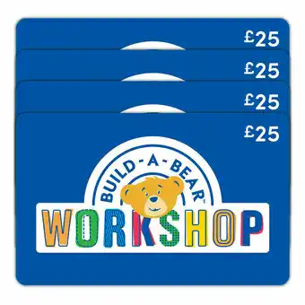 Costco £100 BUILD-A-BEAR Gift Card Multipack (4 x £25) offer