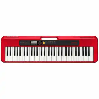 Costco Casio CT-S200RD 61 Key Portable Electronic Keyboard in Red with AC Adapter offer
