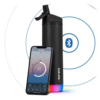 Costco HidrateSpark Steel Vacuum Insulated Smart Water Bottle in 2 Colours offer